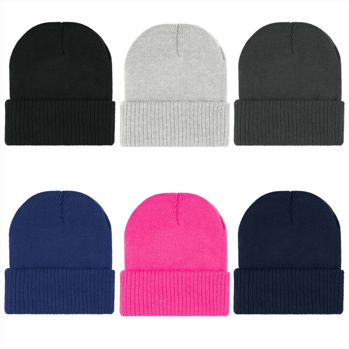 AH1074B Knit Beanie With Cuff